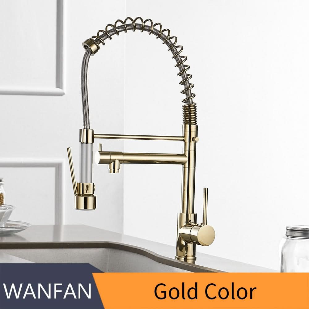 Kitchen Tap Faucets in Gold Kitchen Essentials