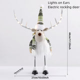 Large Standing Christmas Elk (with Lights) & Xmas Reindeer Doll Kitchen Essentials