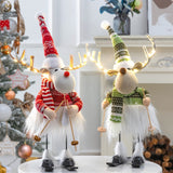 Large Standing Christmas Elk (with Lights) & Xmas Reindeer Doll Kitchen Essentials