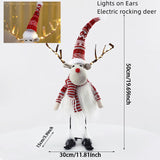 Large Standing Christmas Elk (with Lights) & Xmas Reindeer Doll Kitchen Essentials