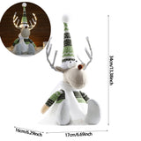 Large Standing Christmas Elk (with Lights) & Xmas Reindeer Doll Kitchen Essentials
