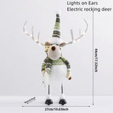 Large Standing Christmas Elk (with Lights) & Xmas Reindeer Doll Kitchen Essentials