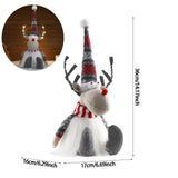 Large Standing Christmas Elk (with Lights) & Xmas Reindeer Doll Kitchen Essentials