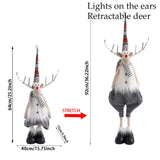 Large Standing Christmas Elk (with Lights) & Xmas Reindeer Doll Kitchen Essentials