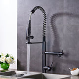 Luxury Black Bronze Spring Kitchen Mixer Faucet Tap Kitchen Essentials