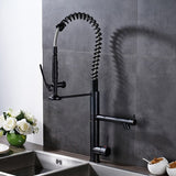 Luxury Black Bronze Spring Kitchen Mixer Faucet Tap Kitchen Essentials