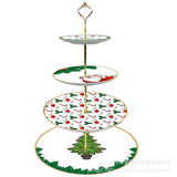 Luxury Christmas Bone Chine Tableware Kitchen Essentials