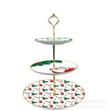 Luxury Christmas Bone Chine Tableware Kitchen Essentials