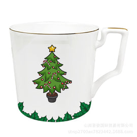 Luxury Christmas Bone Chine Tableware Kitchen Essentials