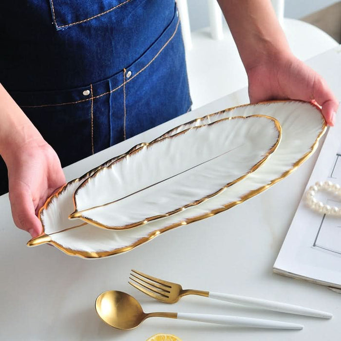 Luxury Nordic Style Cake or Serving Plate Kitchen Essentials
