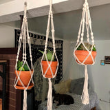 Macrame Handmade Flower Pot Basket Kitchen Essentials