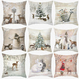 Merry Christmas Cushion Covers - 45x45cm Kitchen Essentials
