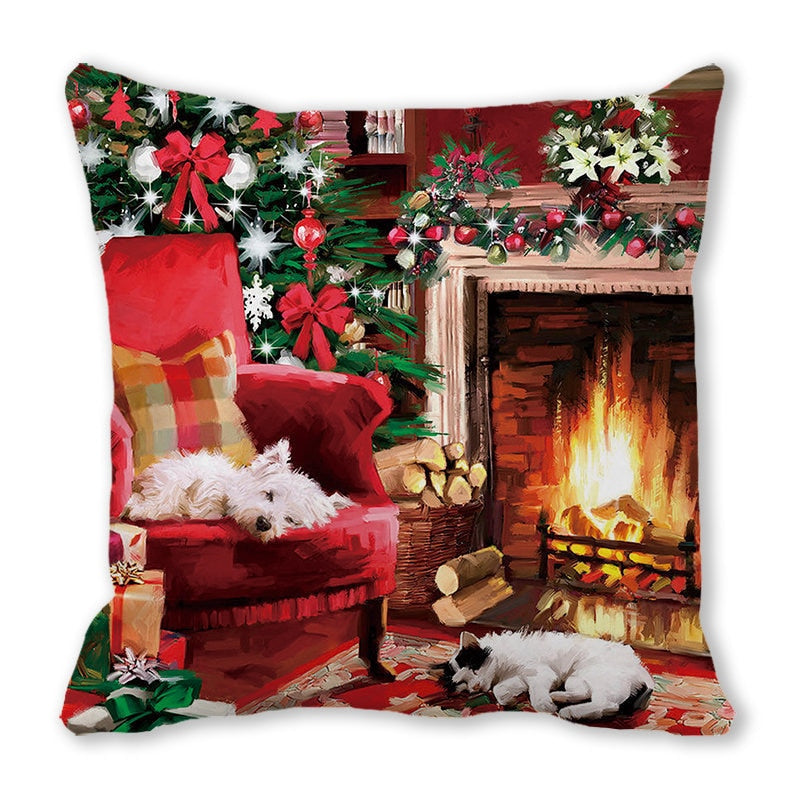 Merry Christmas Cushion Covers - 45x45cm Kitchen Essentials