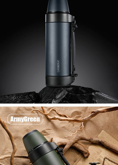 Military Travel Thermos Flask Kitchen Essentials