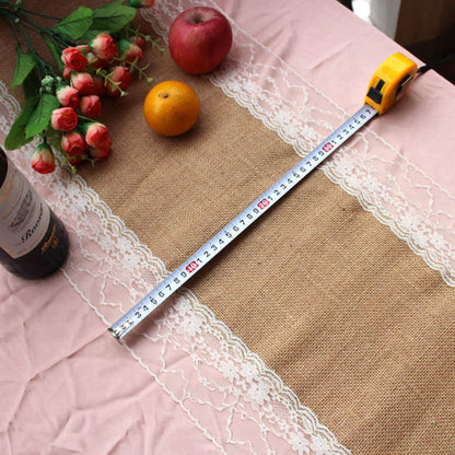 Natural Vintage Jute (Linen) Table Cloth Runner Kitchen Essentials