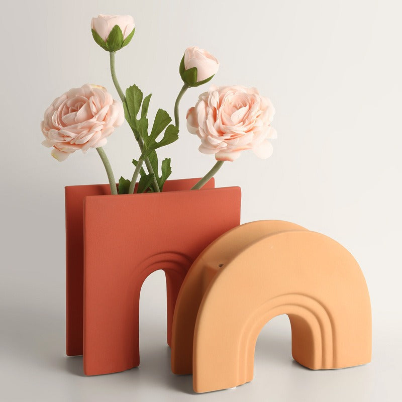 Nordic Geometric Flower Vase eprolo