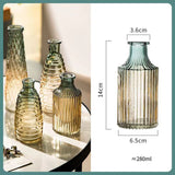 Nordic Gradient Color Transparent Glass Vase eprolo