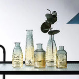 Nordic Gradient Color Transparent Glass Vase eprolo