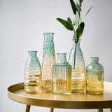 Nordic Gradient Color Transparent Glass Vase eprolo