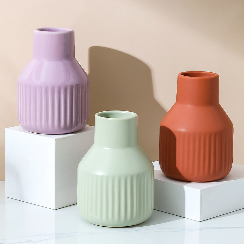 Nordic Minimalist Ceramic Vase eprolo