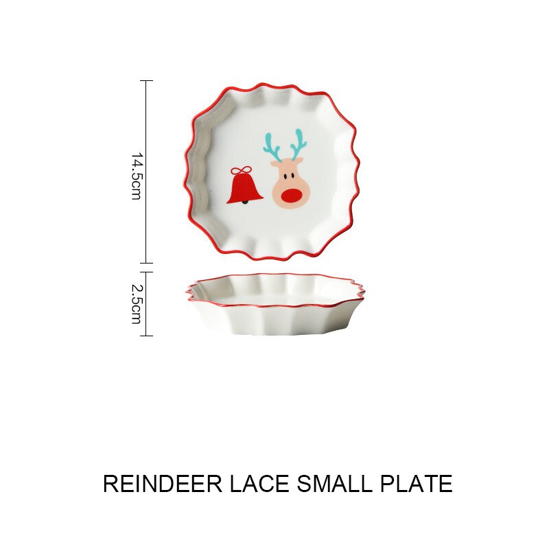 Nordic Retro Christmas Cute Tableware Kitchen Essentials