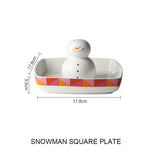 Nordic Retro Christmas Cute Tableware Kitchen Essentials