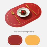 Nordic Style Oval Dining Place Mat Kitchen Essentials