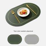 Nordic Style Oval Dining Place Mat Kitchen Essentials