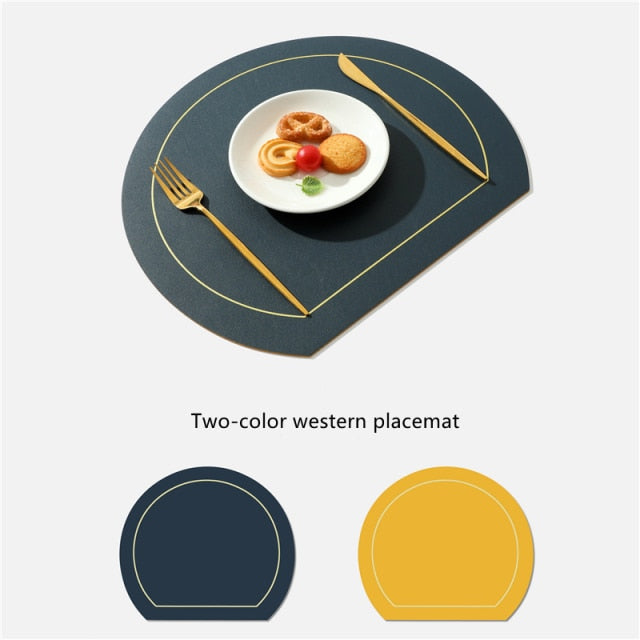 Nordic Style Oval Dining Place Mat Kitchen Essentials