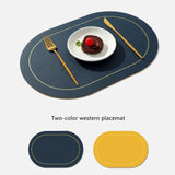 Nordic Style Oval Dining Place Mat Kitchen Essentials