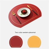 Nordic Style Oval Dining Place Mat Kitchen Essentials