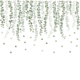 Nordic Style Rattan Leaves Wall Stickers for Home Decoration Kitchen Essentials