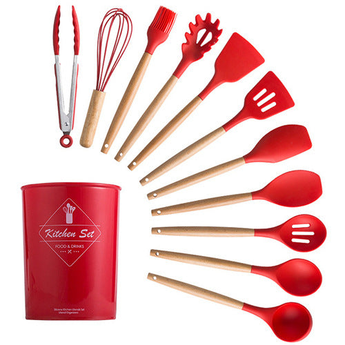 Kitchen Silicone Cookware Set Home Heat-Resistant Kitchen Essentials