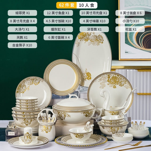 Luxury Oriental, Dinnerware Set Kitchen Essentials