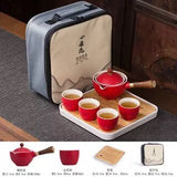 Oriental Portable Tea Set Kitchen Essentials