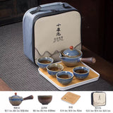 Oriental Portable Tea Set Kitchen Essentials