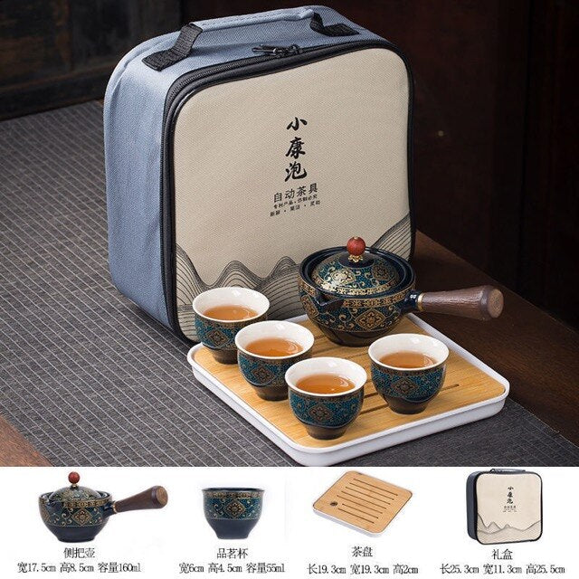 Oriental Portable Tea Set Kitchen Essentials