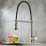 Pull-down Kitchen Faucet-Brushed Nylon Water Pipe hello-826