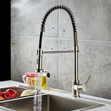 Pull-down Kitchen Faucet-Brushed Nylon Water Pipe hello-826