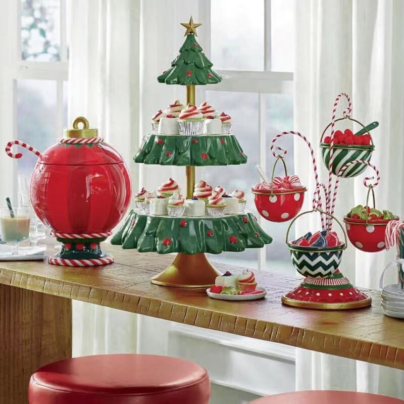 Quirky Christmas Candy Tableware Kitchen Essentials