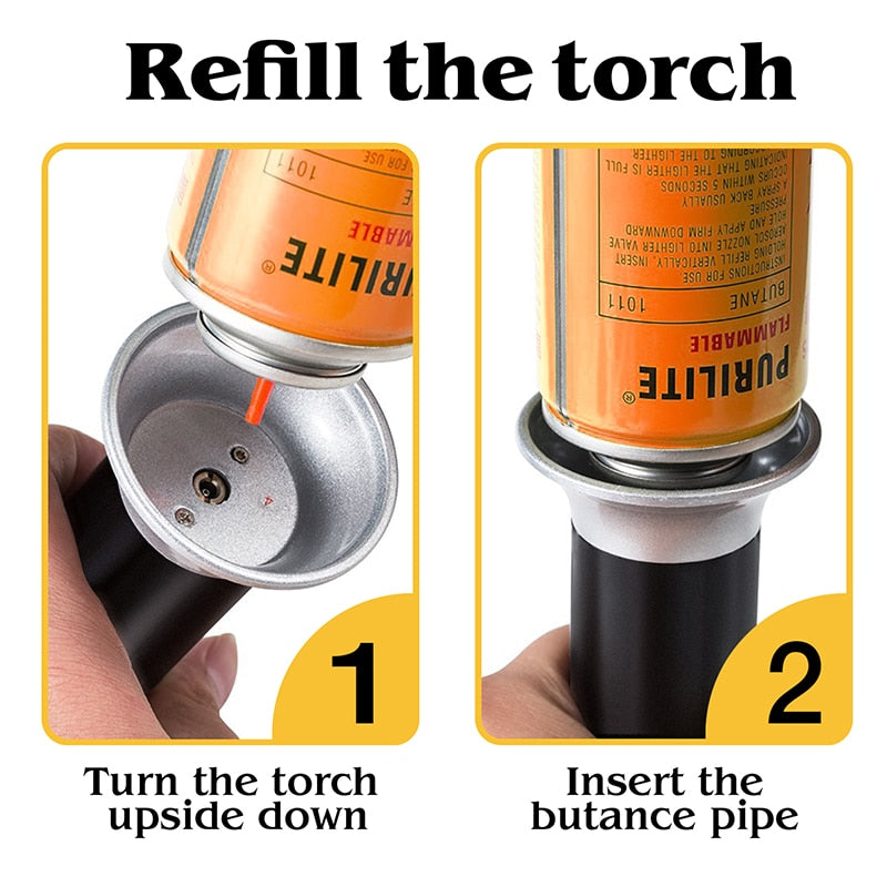 Refillable Kitchen Butane Torch Kitchen Essentials