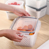 Refrigerator Storage Box Fridge Organiser Kitchen Essentials