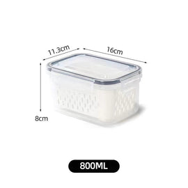 Refrigerator Storage Box Fridge Organiser Kitchen Essentials