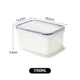 Refrigerator Storage Box Fridge Organiser Kitchen Essentials