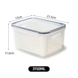 Refrigerator Storage Box Fridge Organiser Kitchen Essentials