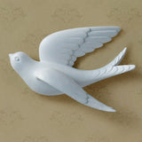 Resin 3d Swallow Bird Wall Stickers Kitchen Essentials