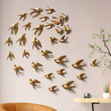 Resin 3d Swallow Bird Wall Stickers Kitchen Essentials