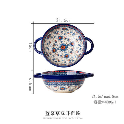 Retro Dinnerware Plate Kitchen Essentials