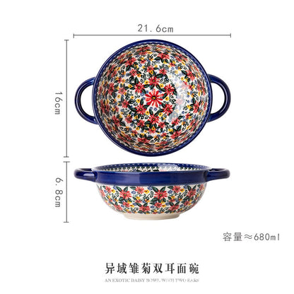 Retro Dinnerware Plate Kitchen Essentials