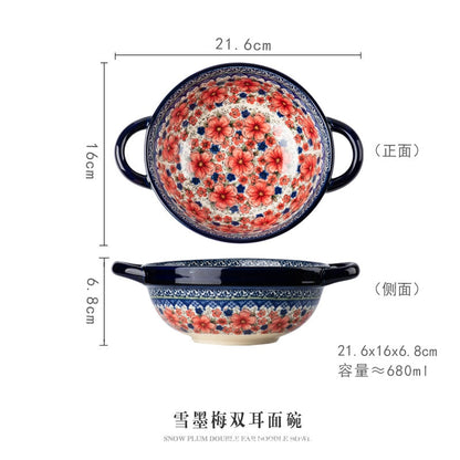 Retro Dinnerware Plate Kitchen Essentials